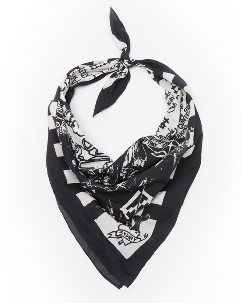 Death Machine Bandana Black | Ksubi ++