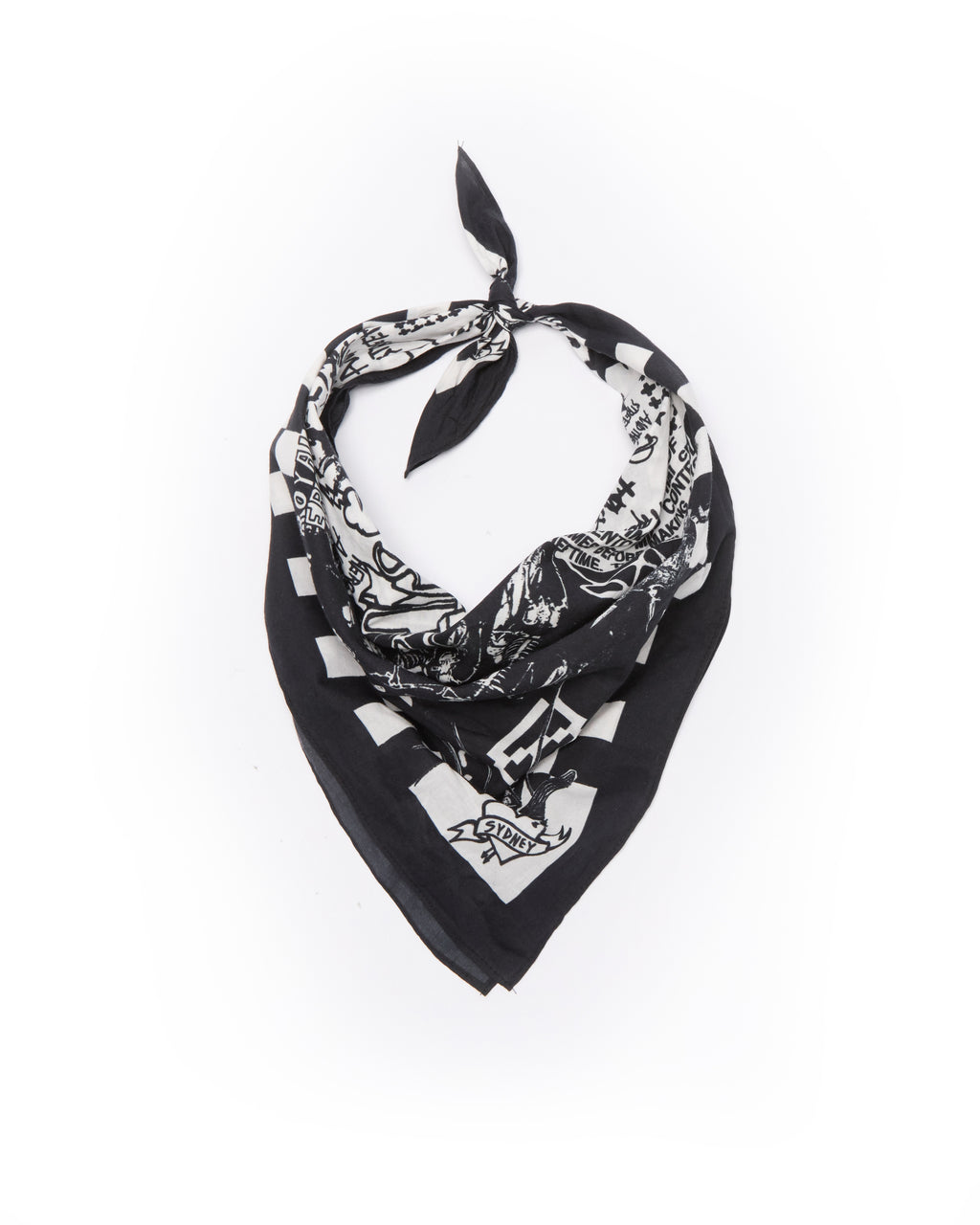 DEATH MACHINE BANDANA BLACK ACCESSORIES