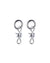  BARBED WIRE EARRINGS SILVER JEWELLERY