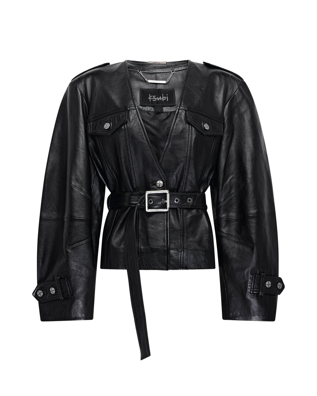 Womens Barrel Jacket Black Fitted Jackets - Black