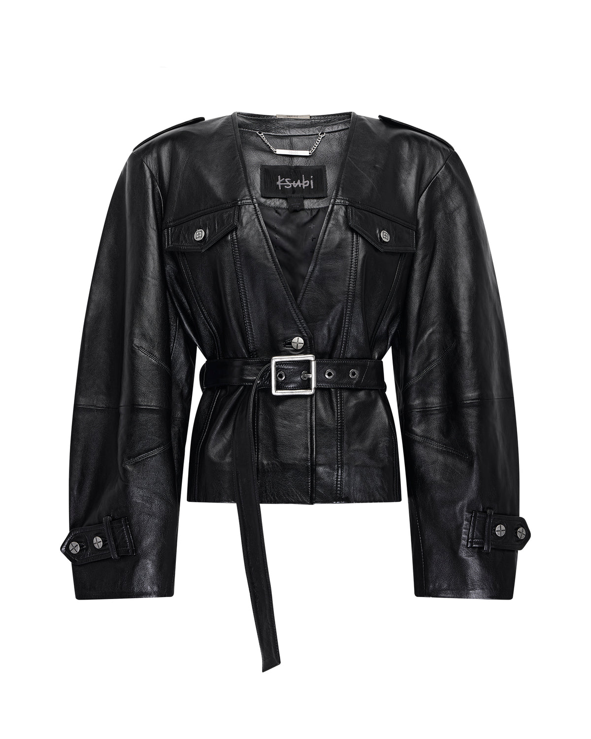 Womens Barrel Jacket Black Fitted Jackets - Black