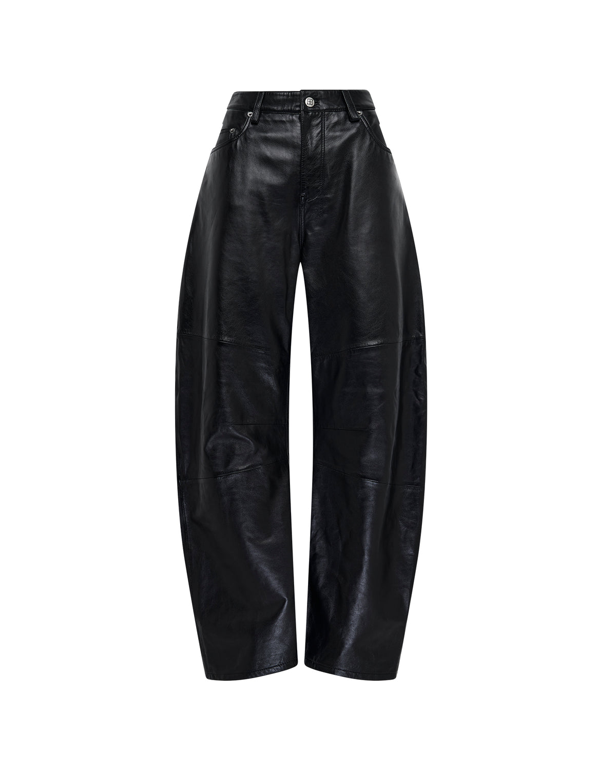 Womens Barrel Pant Black Barrel Leg Pants - Black