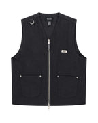Mens Battler Vest Black Relaxed Fashion Tops - Black