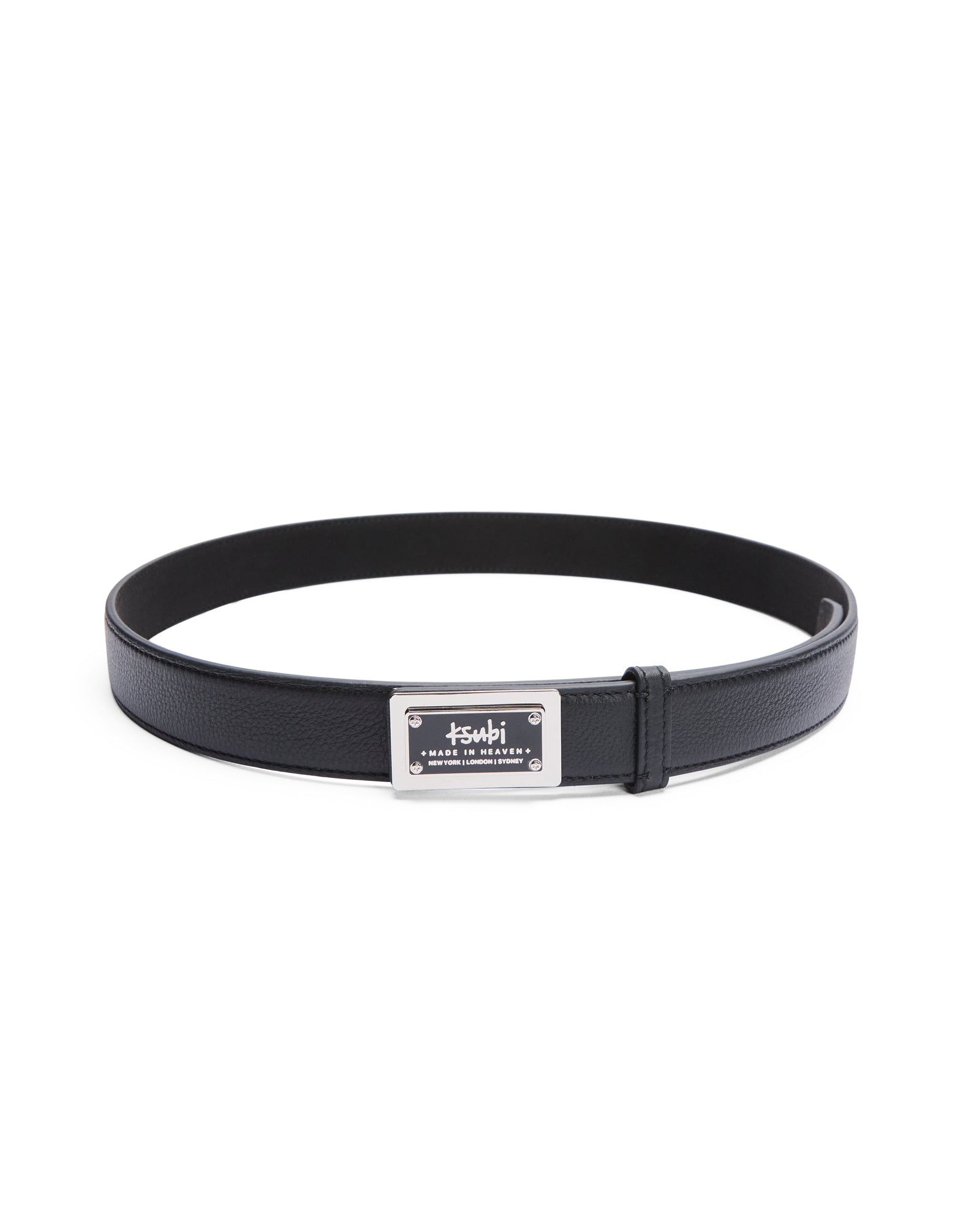 MADE IN HEAVEN BELT BLACK/ SILVER REGULAR ACCESSORIES