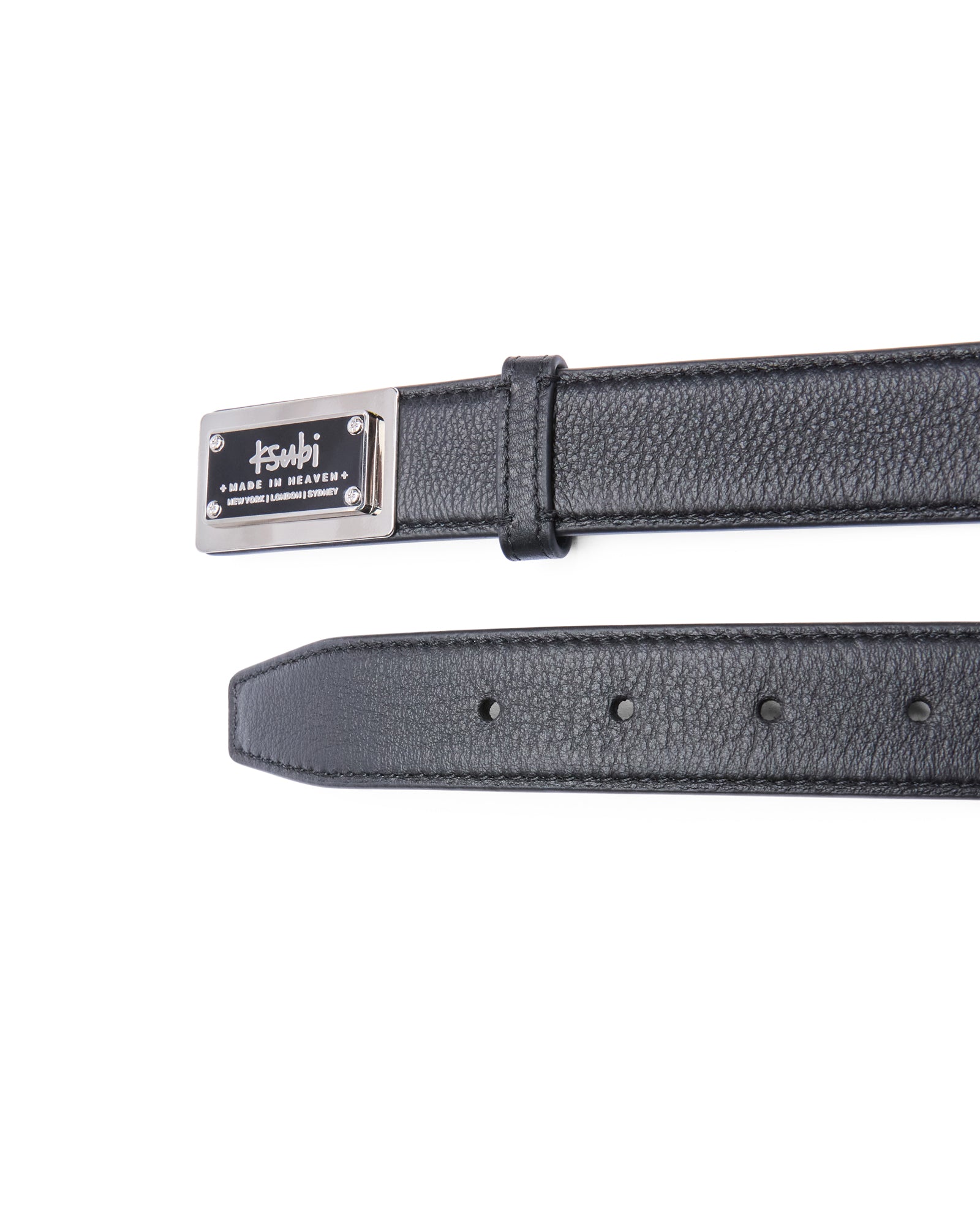MADE IN HEAVEN BELT BLACK/ SILVER REGULAR ACCESSORIES