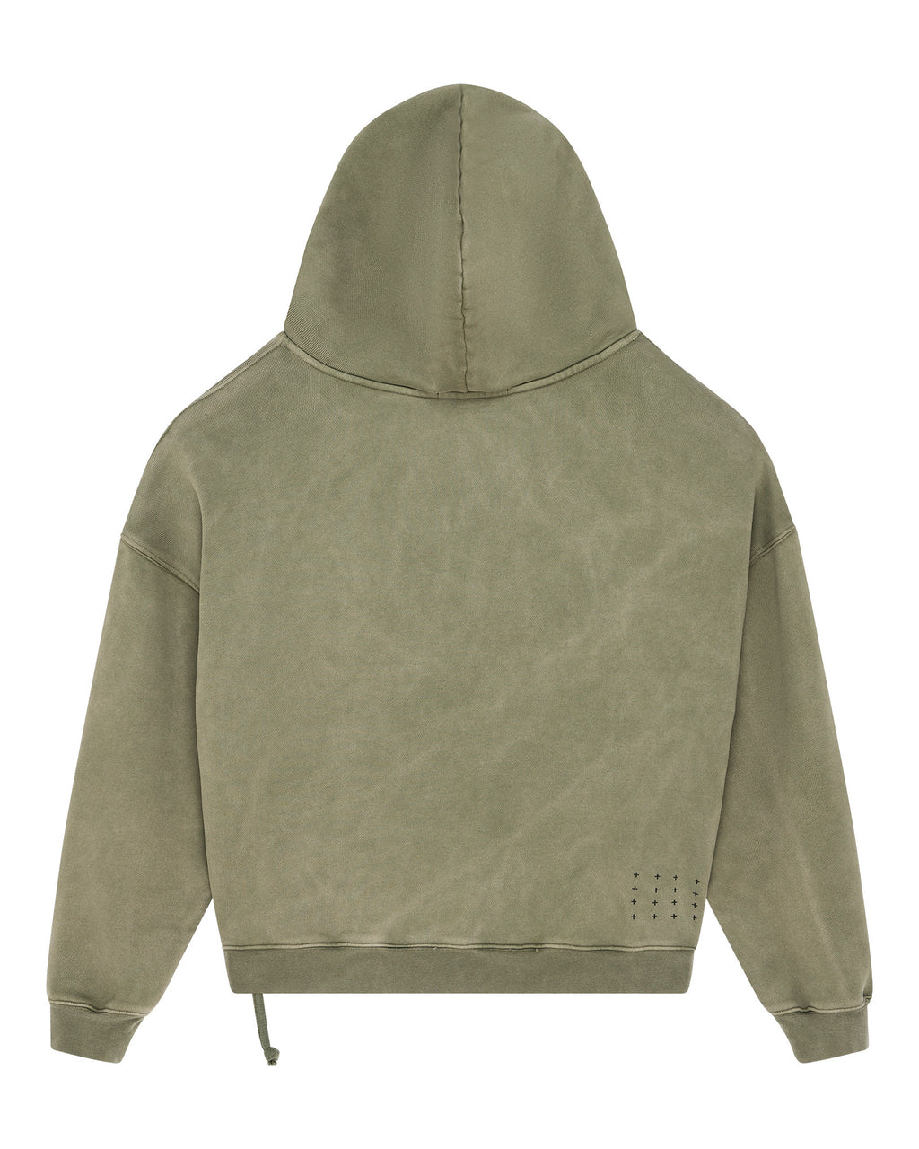 Mens Blasted Ekcess Hoodie Outback Oversized Fleece - Green