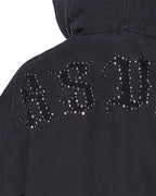 Mens Bomber Jacket Stud Black Regular Jackets - Black