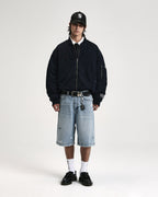 MENS INTRUDER BOMBER JACKET NAVY JACKETS