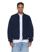 MENS INTRUDER BOMBER JACKET NAVY JACKETS