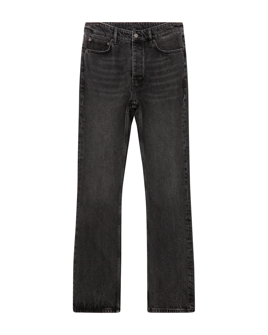 Mens Bronko Blakk Rokk Bootcut Denim Jeans - Black