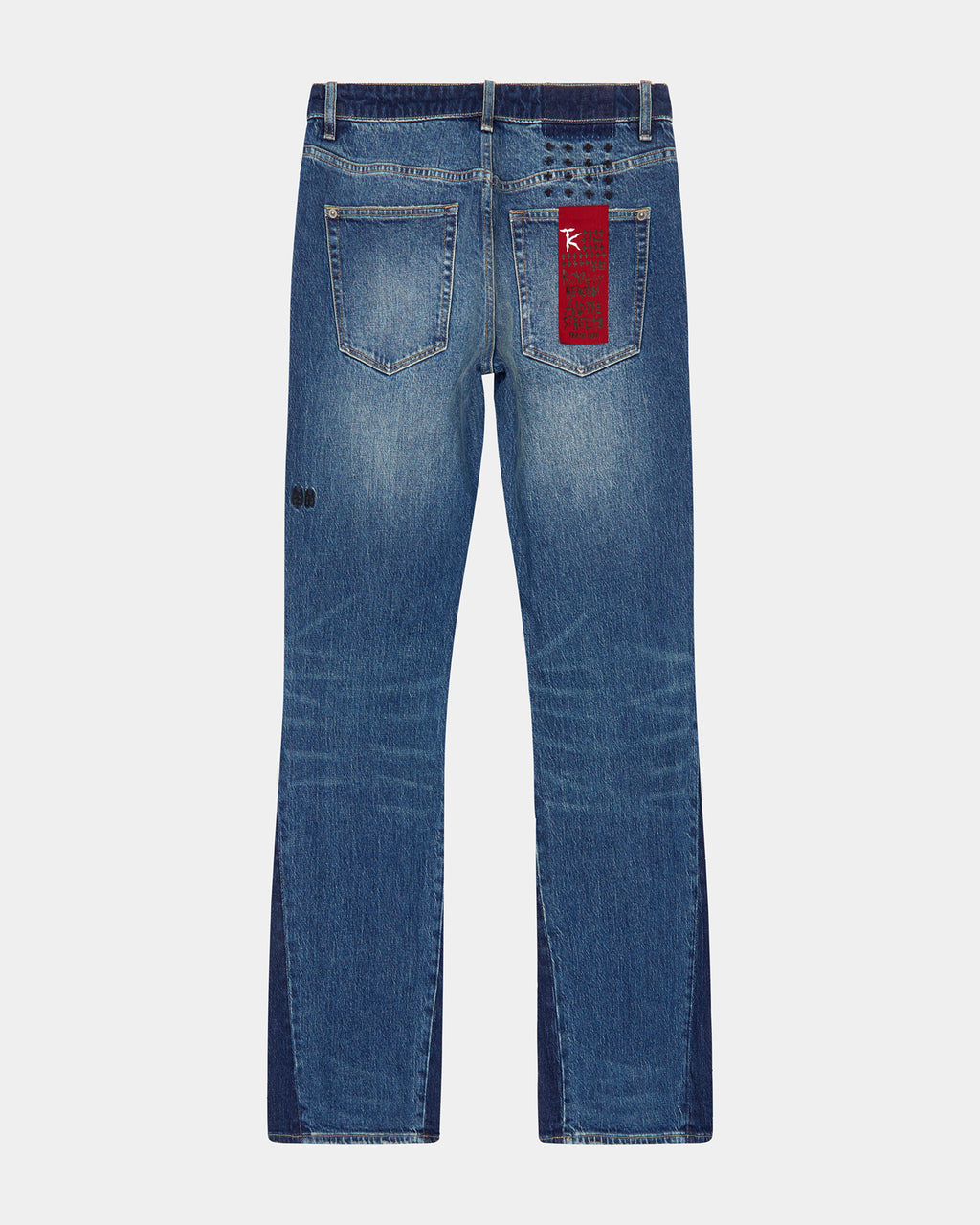 MENS BRONKO TRIP SPLICED DENIM JEANS