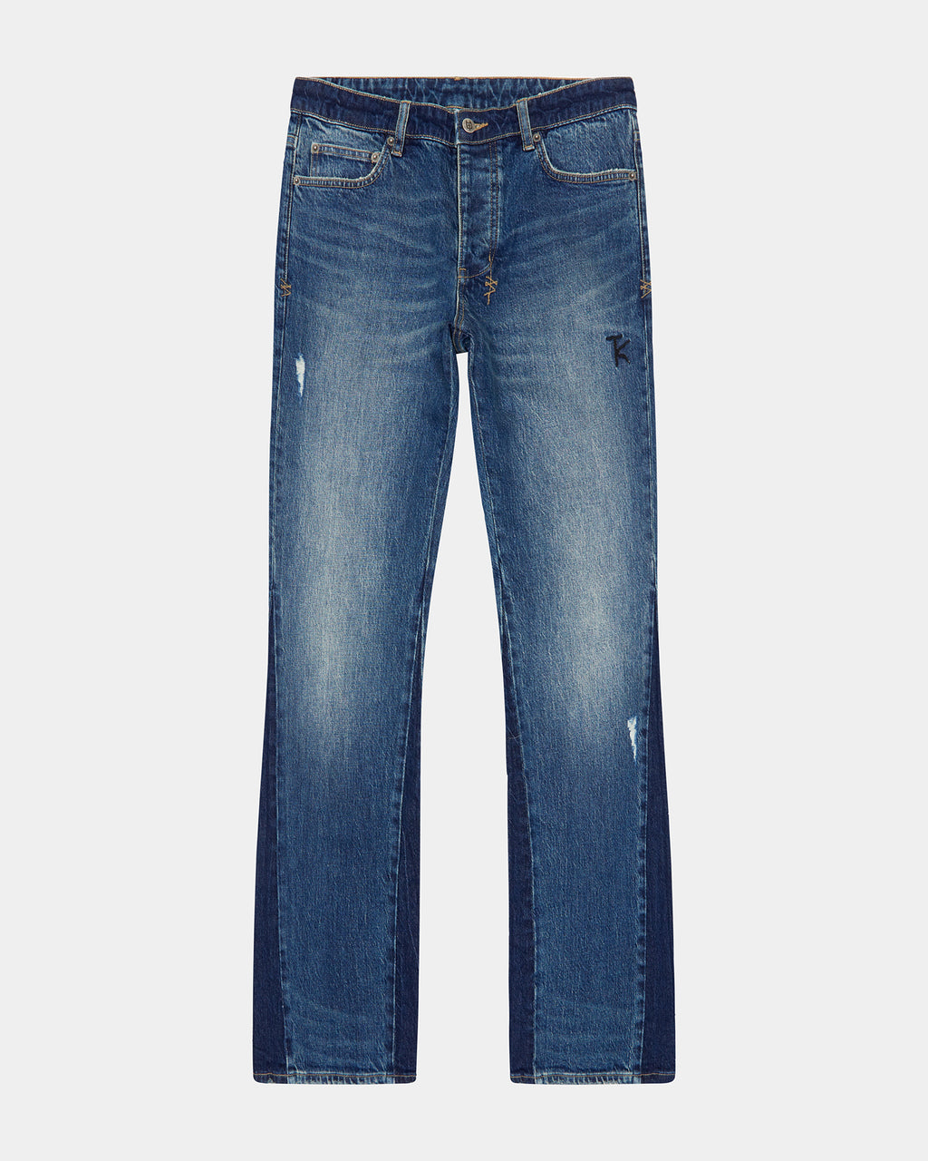 MENS BRONKO TRIP SPLICED DENIM JEANS