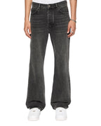 Mens Bronko Blakk Rokk Bootcut Denim Jeans - Black