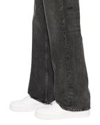 Mens Bronko Blakk Rokk Bootcut Denim Jeans - Black