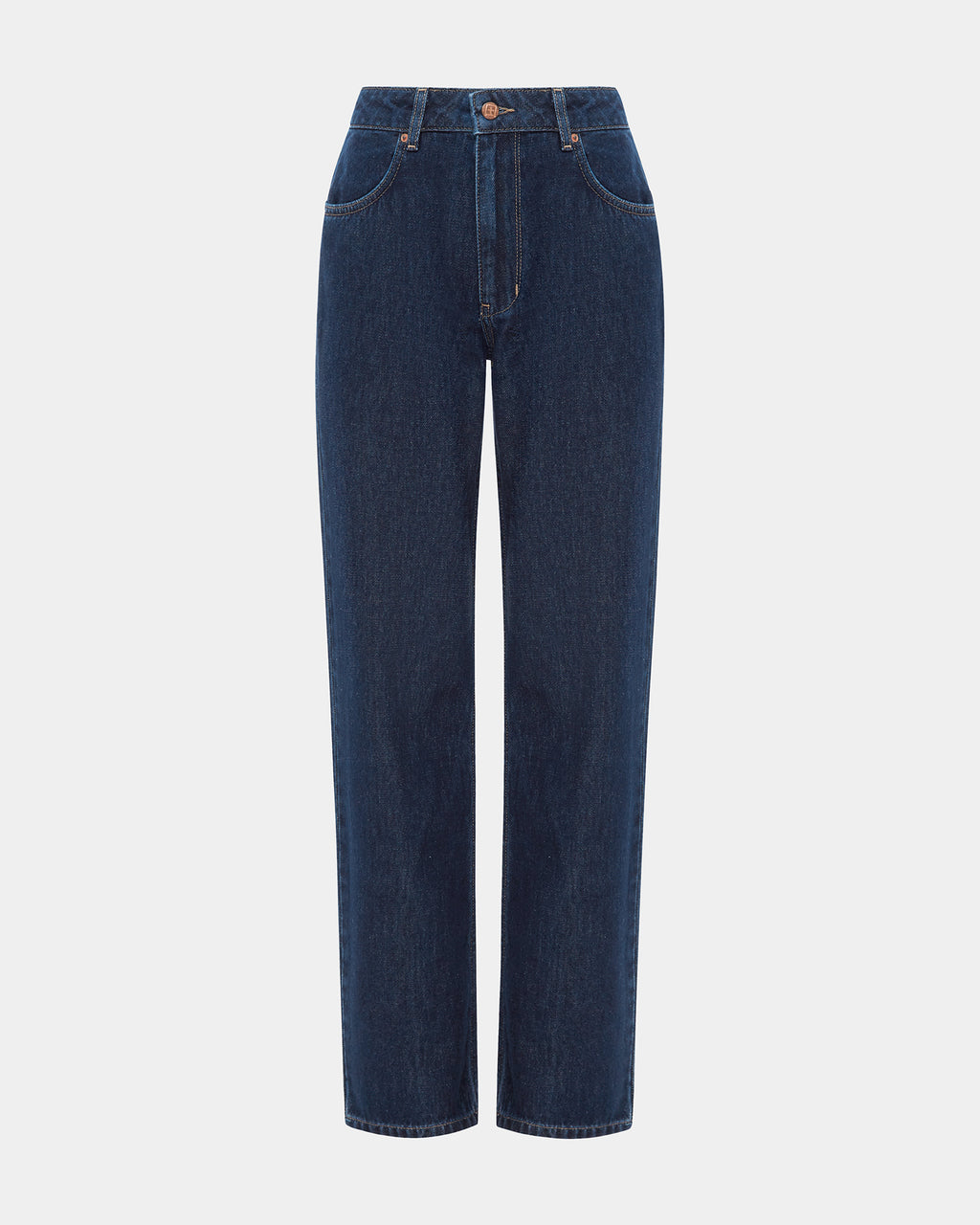 Womens Brooklyn Carpenter Legacy Straight Denim Jeans - Denim