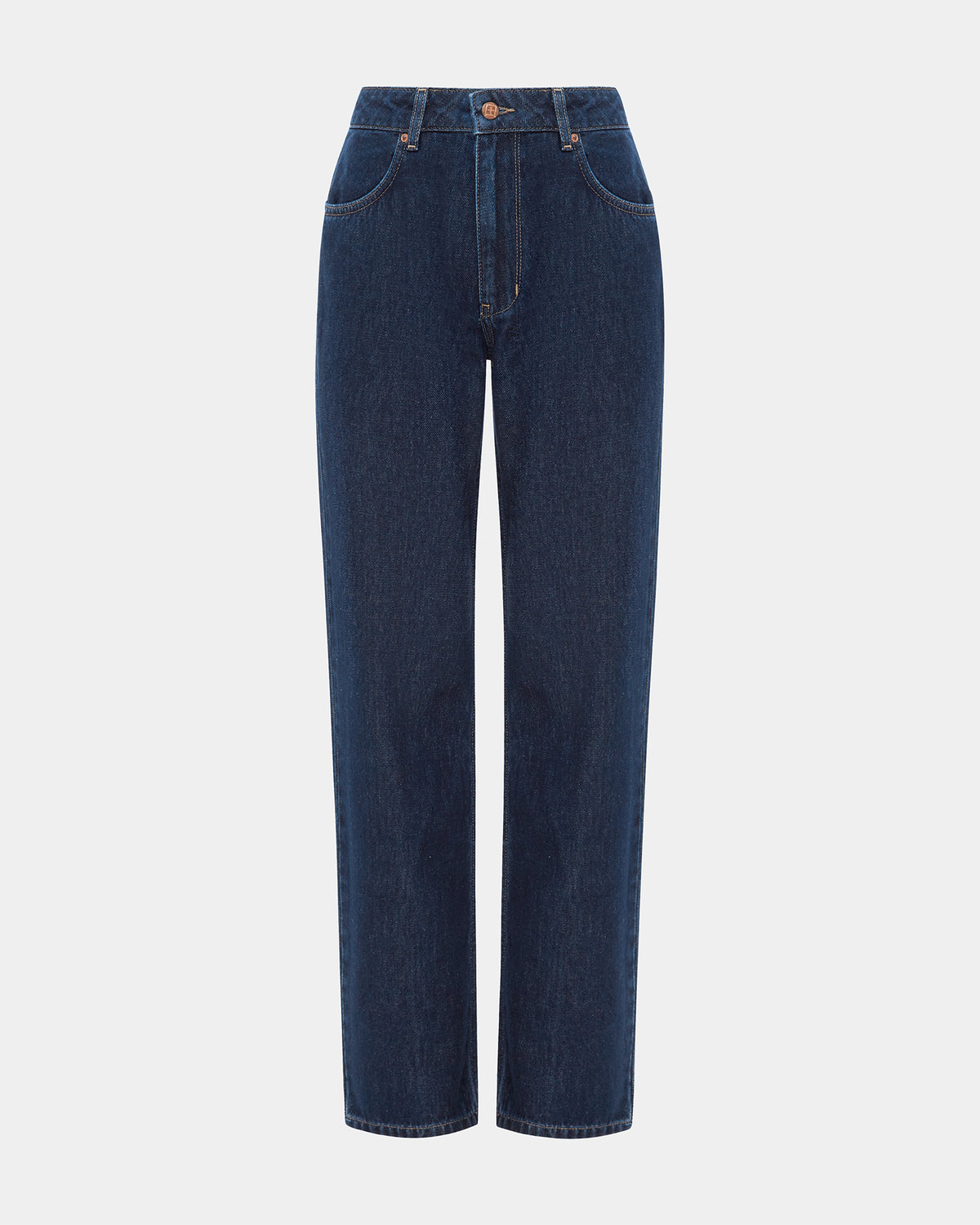 Womens Brooklyn Carpenter Legacy Straight Denim Jeans - Denim