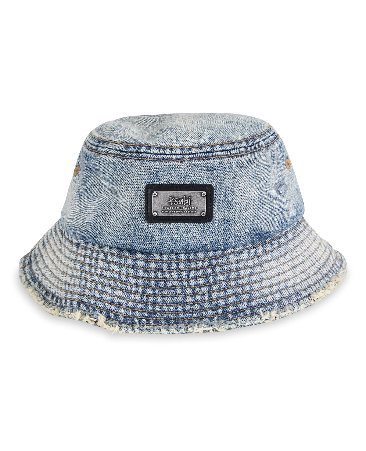 Plated Bucket Hat Brooklyn Regular Headwear - Denim