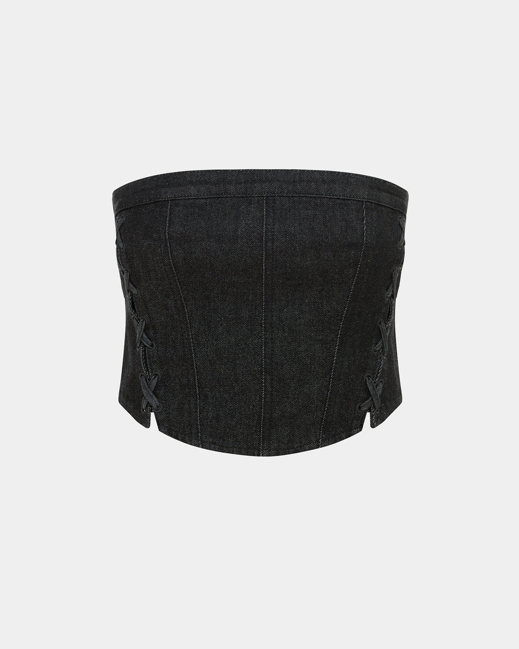 WOMENS BUSTIER EBONY LACED FASHION TOPS