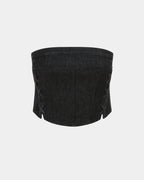 WOMENS BUSTIER EBONY LACED FASHION TOPS