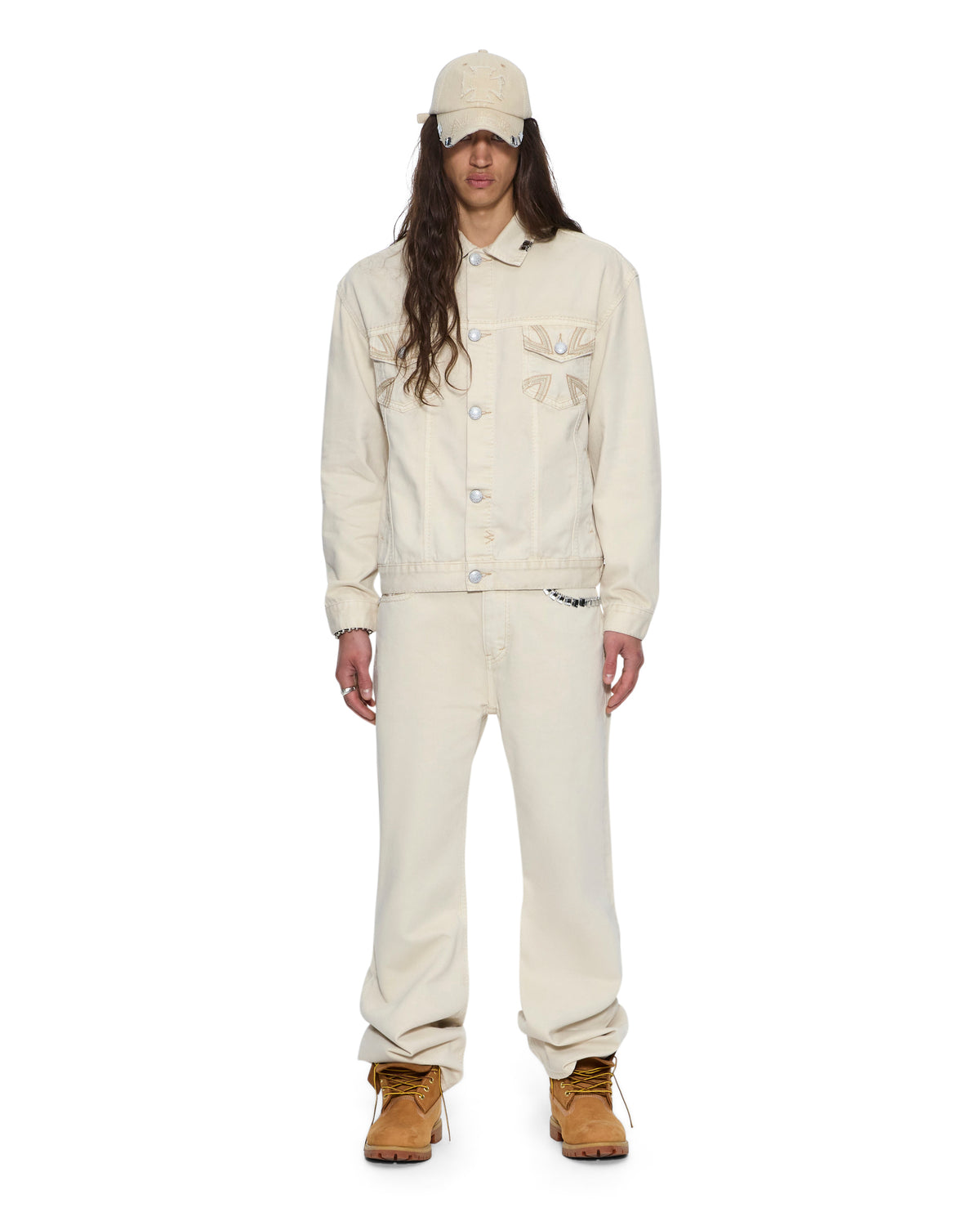 KSUBI X ALICE HOLLYWOOD OH G JACKET IVORY