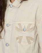 MENS KSUBI X ALICE HOLLYWOOD OH G JACKET IVORY JACKETS