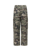 Mens Maxx Fugitive Cargo Kammo Oversized Pants - Green