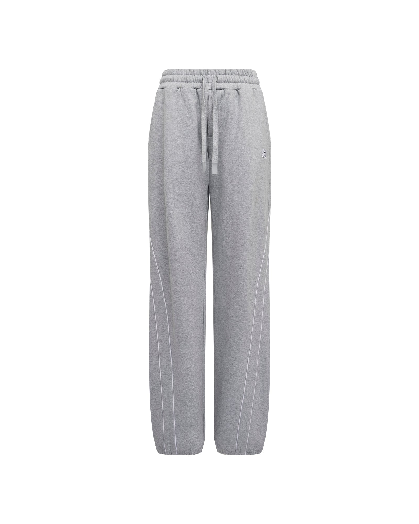 Womens Carter Wide Trakpant Grey Marle Pants | Ksubi ++