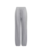 Womens Carter Wide Trakpant Grey Marle Regular Pants - Grey