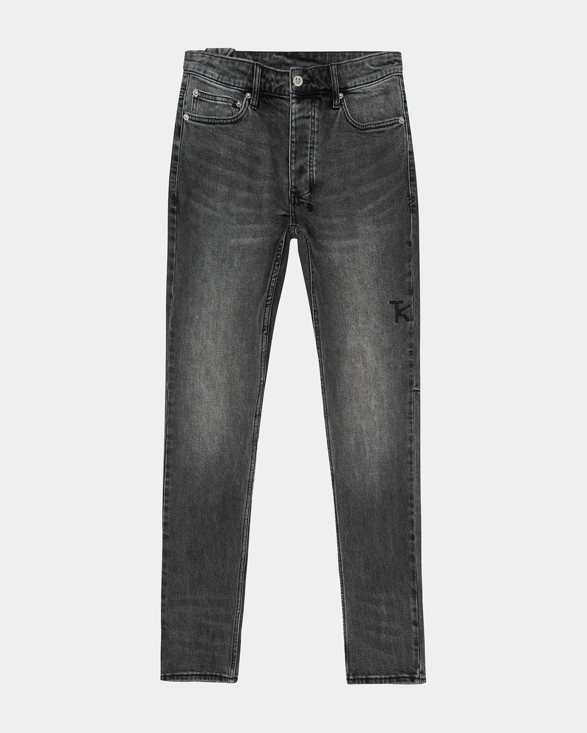 Mens Chitch Midnight Slim Denim Jeans - Black