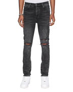 Mens Chitch Blakk Rokk Slim Denim Jeans - Black