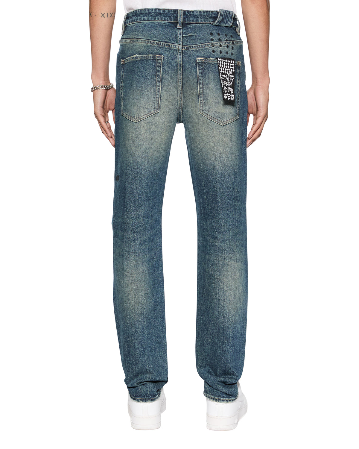 Mens Chitch Gasoline Slim Denim Jeans - Denim