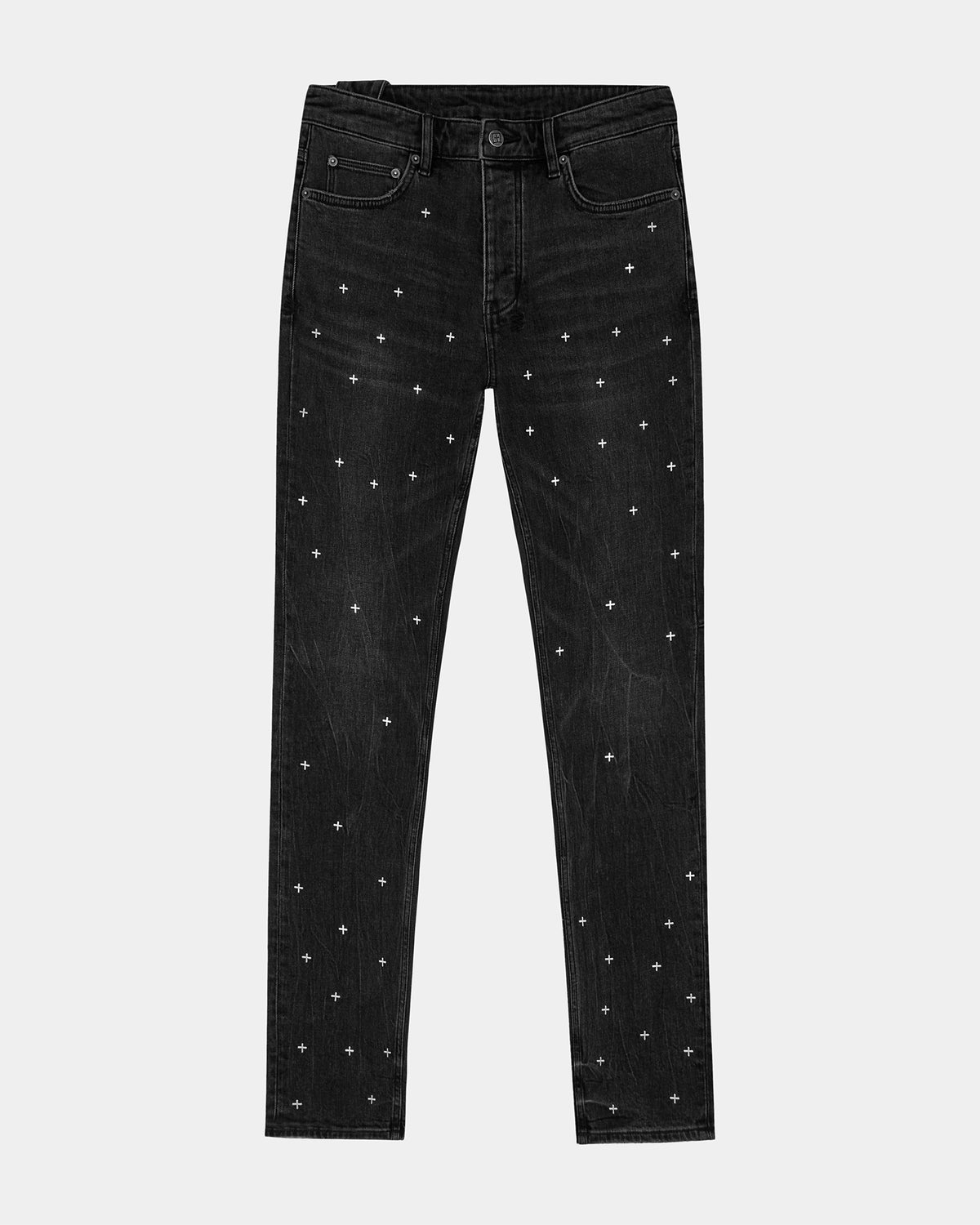MENS CHITCH METALIK BLACK DENIM JEANS