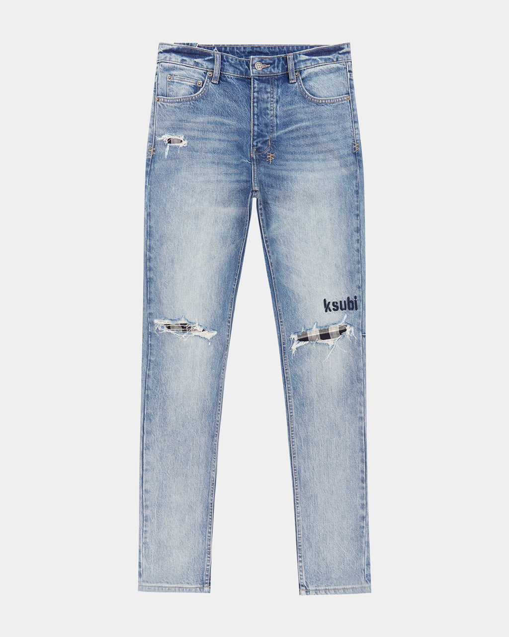Mens Chitch Self Repair Slim Denim Jeans - Denim