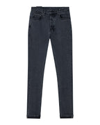 Mens Chitch Selvedge Ny Black Slim Denim Jeans - Black
