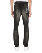 Mens Chitch Tarr Studded Slim Denim Jeans - Black