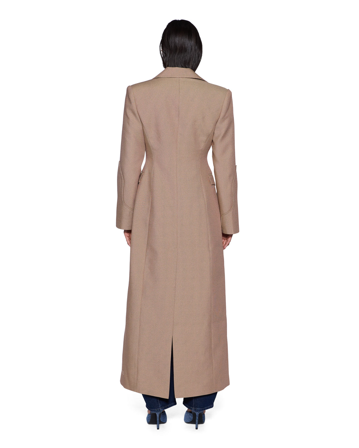 WOMENS STANCE TAILORED COAT TAN JACKETS