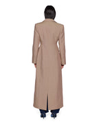 WOMENS STANCE TAILORED COAT TAN JACKETS