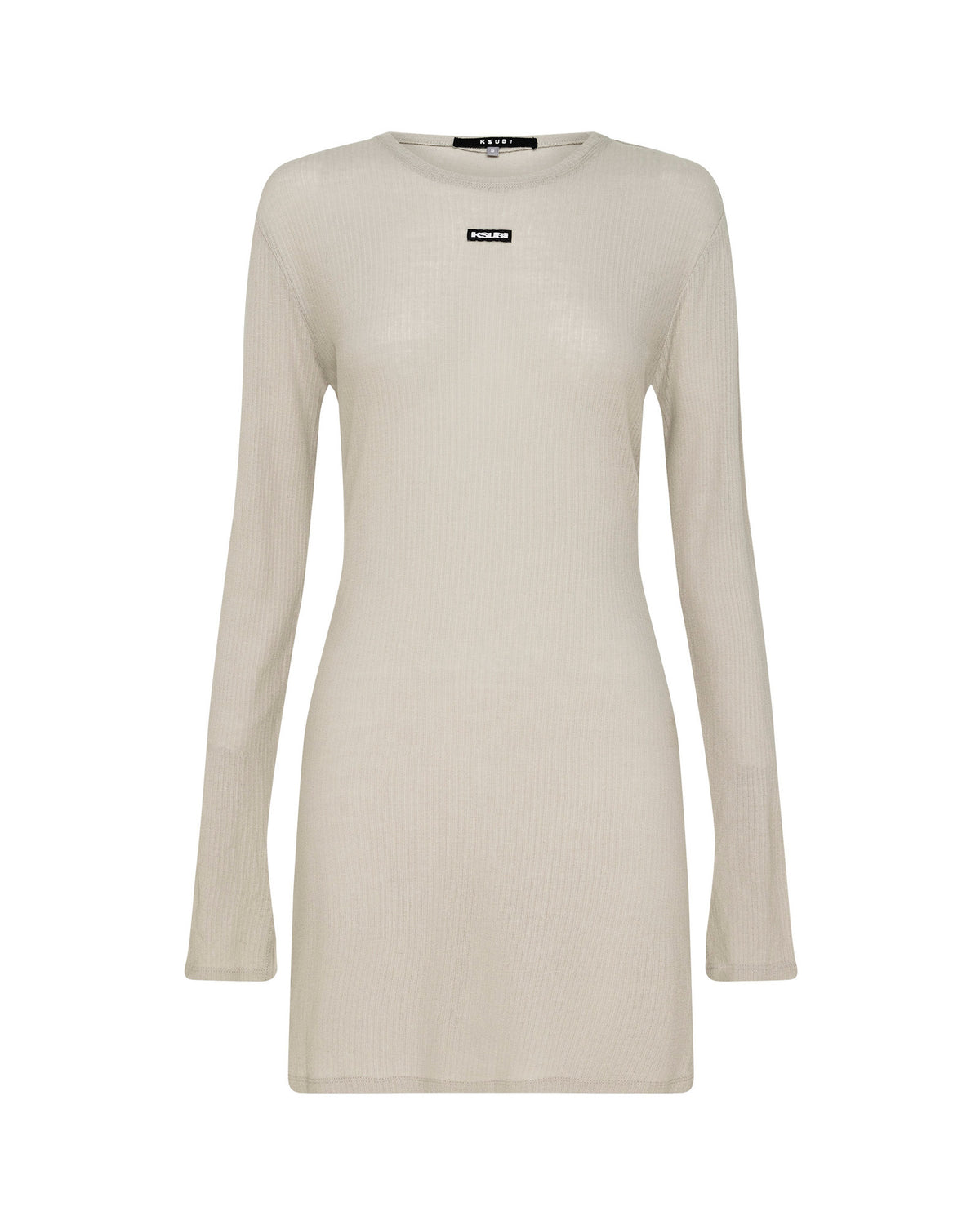 WOMENS CRAWFORD LS MINI DRESS TAUPE DRESSES