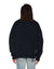 MENS  PLATED EKCESS CREWNECK JET BLACK OVERSIZED FLEECE