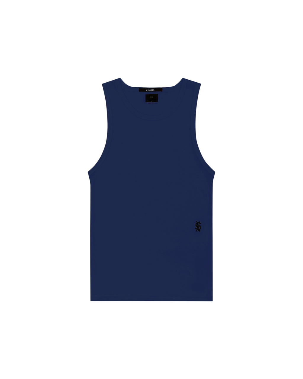 MENS DEBUT SINGLET NAVY TEES