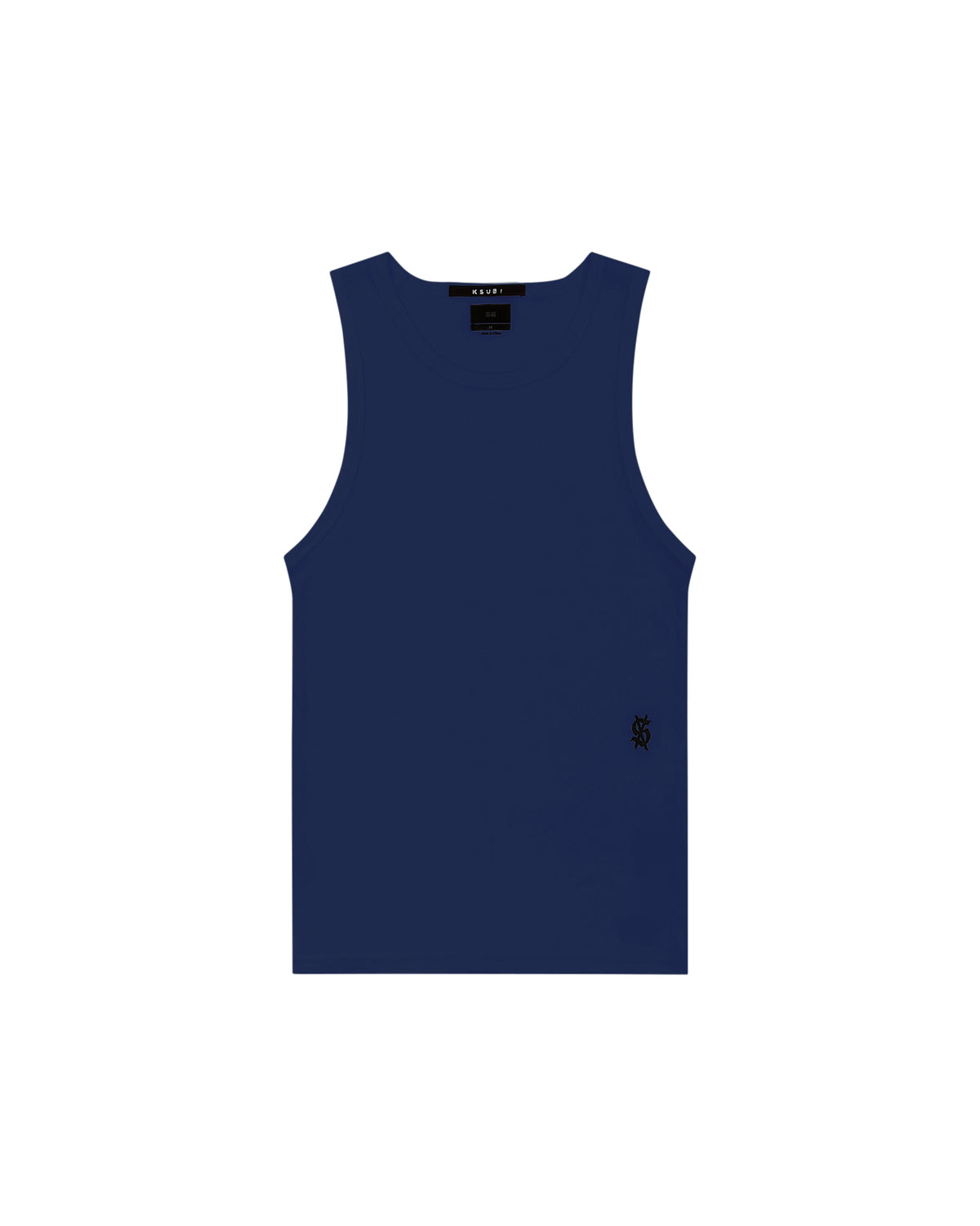 MENS DEBUT SINGLET NAVY TEES