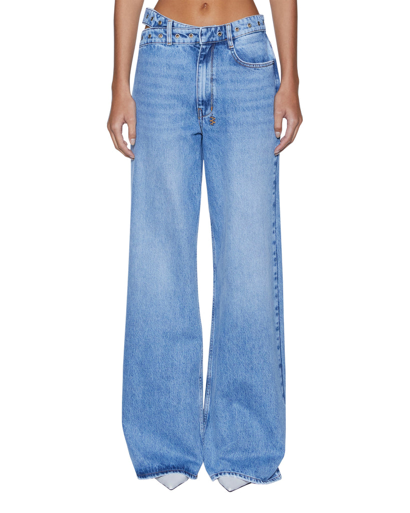 Dettached Belted Chroma Wide Leg Jeans | Ksubi ++