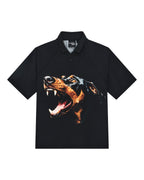 Womens Mowalola Doberman Jersey Black Slim Fashion Tops - Black