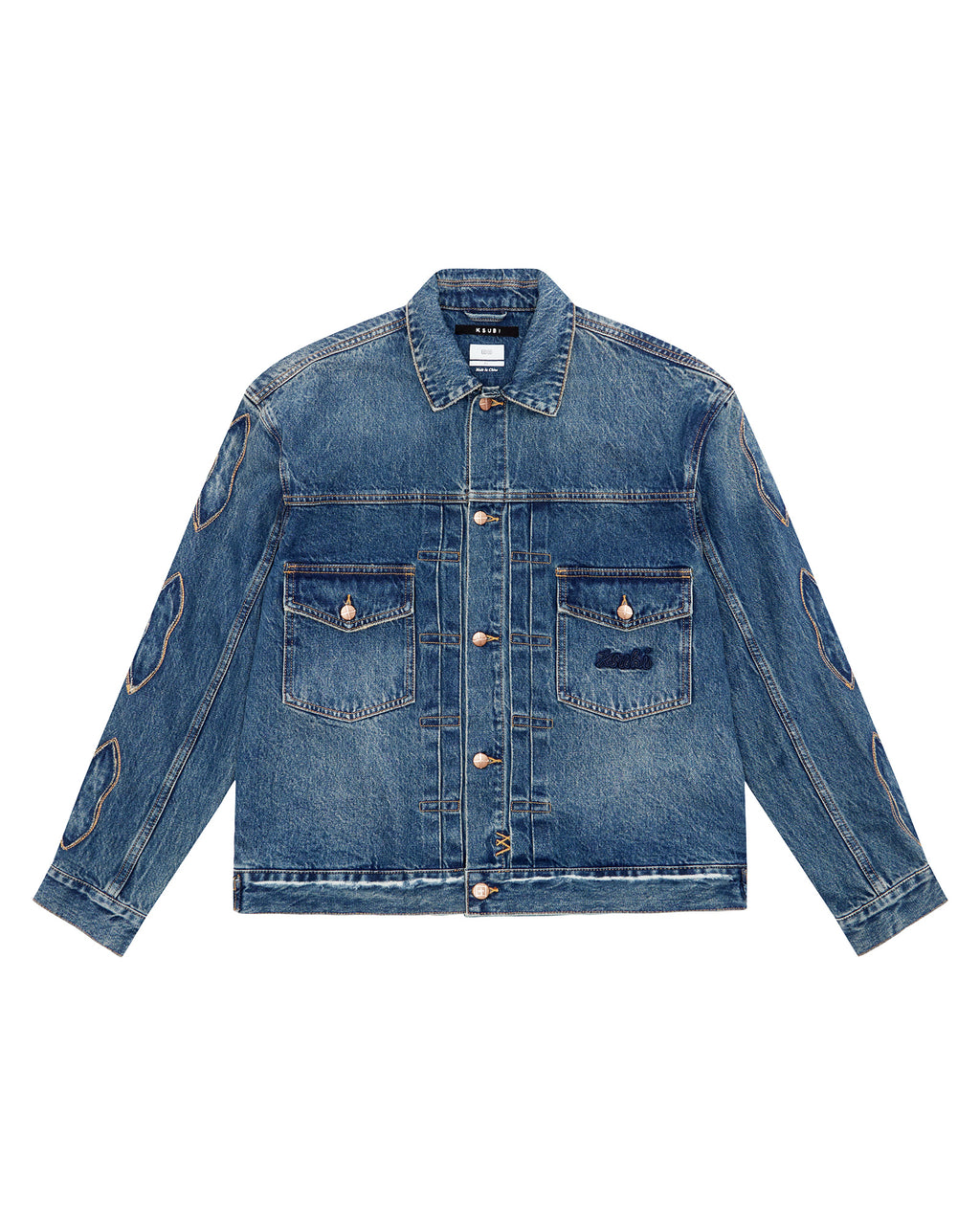 Mens Doubledown Oh G Jacket Antique Kraft Oversized Jackets - Denim