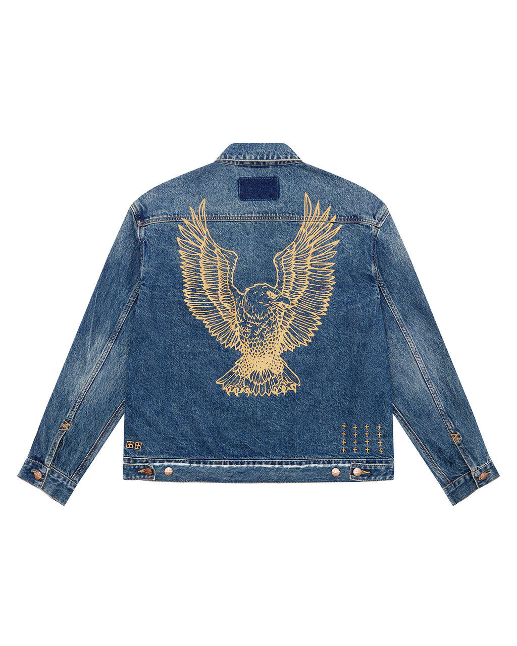 Mens Doubledown Oh G Jacket Antique Kraft Oversized Jackets - Denim