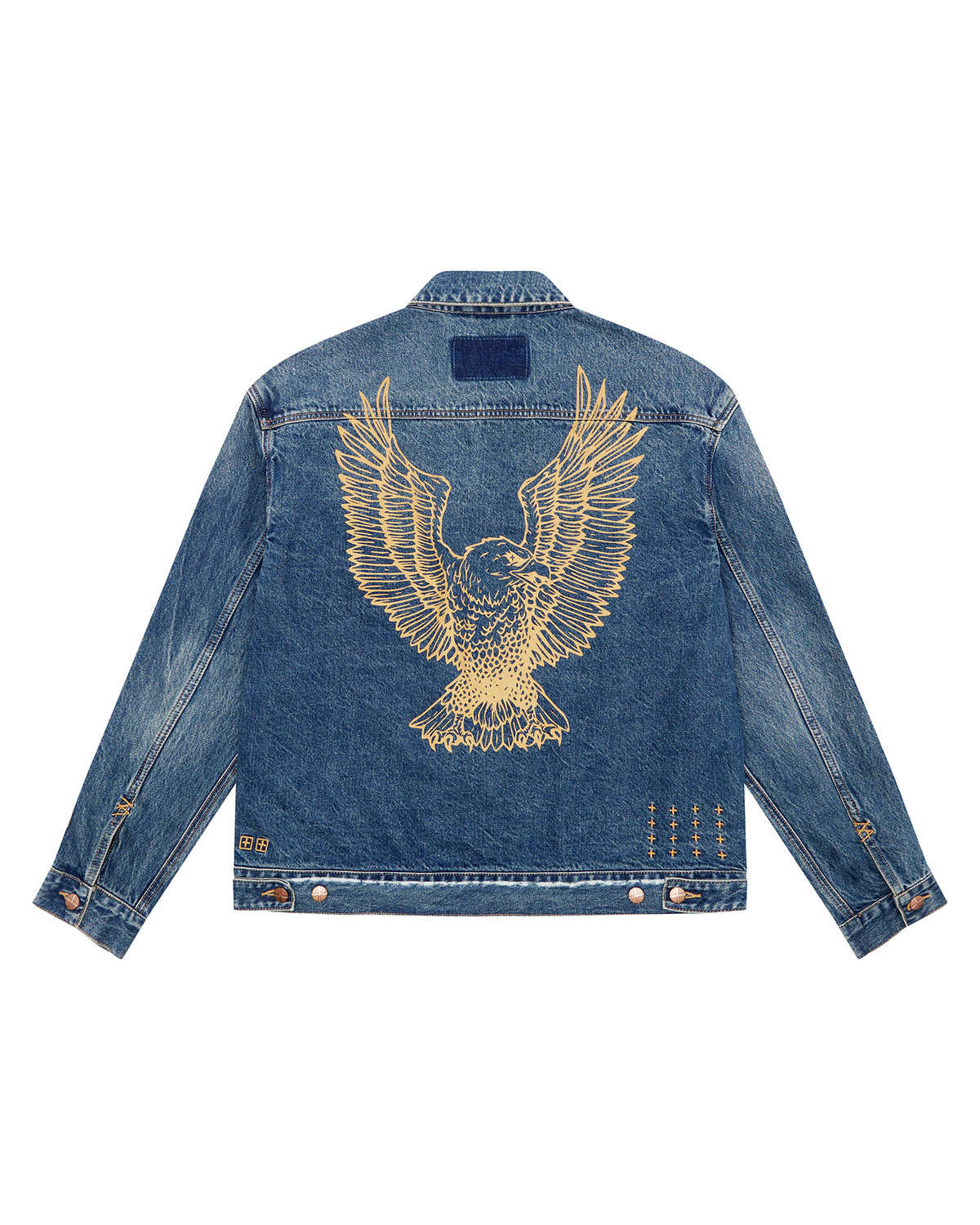 Mens Doubledown Oh G Jacket Antique Kraft Oversized Jackets - Denim