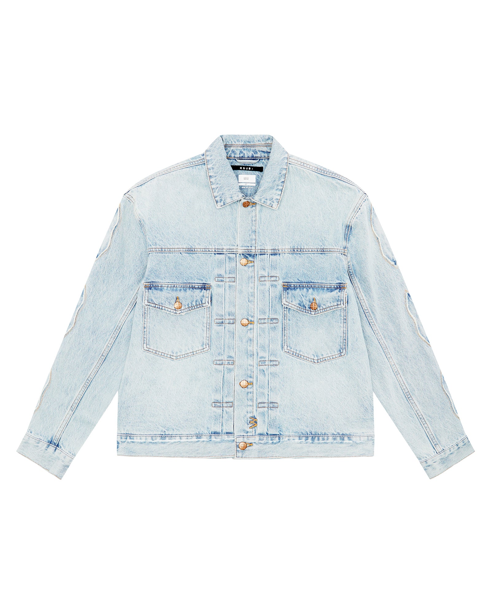 Doubledown Oh G Jacket Paragon Kraft - Light Wash Denim | Ksubi