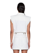 Womens Form Up Boilerdress Blanc Slim Dresses - White