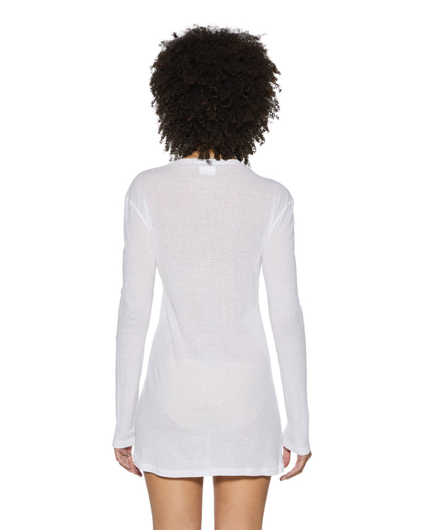 Womens Crawford Ls Mini Dress White Dresses | Ksubi ++