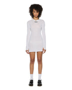 Womens Crawford Ls Mini Dress White Fitted Dresses - White